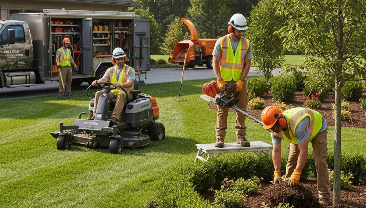 Richmond, VA tree trimming and landscaping service for residential property maintenance