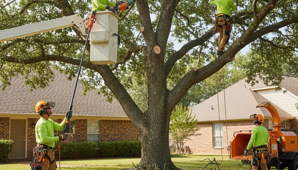 Richmond, VA arborist pruning tree branches for safer, healthier landscape maintenance